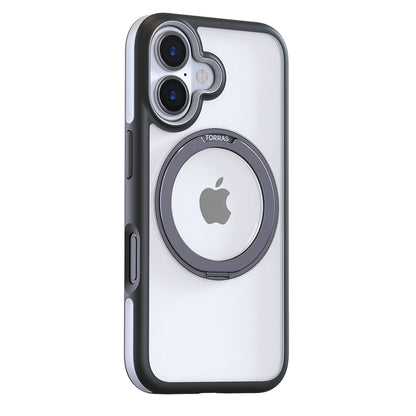 Coque MagSafe pour Apple iPhone 16 Plus, Torras, Ostand R Fusion, Noire