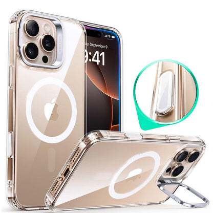 MagSafe hoesje voor Apple iPhone 16 Pro, ESR, Classic Hybrid Kickstand Slide, Transparant