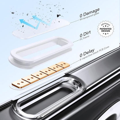 MagSafe hoesje voor Apple iPhone 16 Pro, ESR, Classic Hybrid Kickstand Slide, Transparant