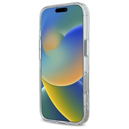 MagSafe hoesje voor Apple iPhone 16 Pro, Karl Lagerfeld, IML Monogram Karl & Choupette's Heads, Transparant