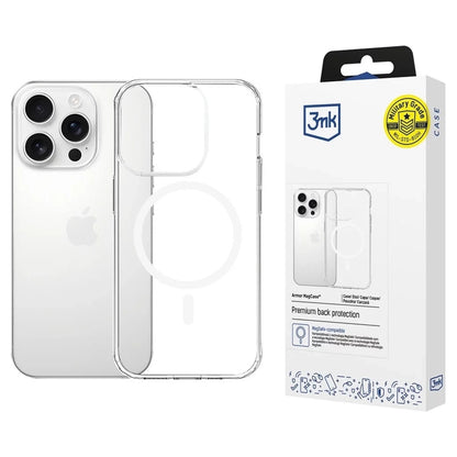 MagSafe-hoes voor Apple iPhone 16 Pro Max, 3MK, Armor MagCase, Transparant