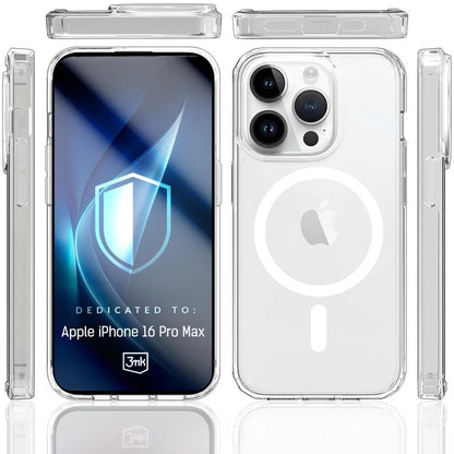 MagSafe-hoes voor Apple iPhone 16 Pro Max, 3MK, Armor MagCase, Transparant