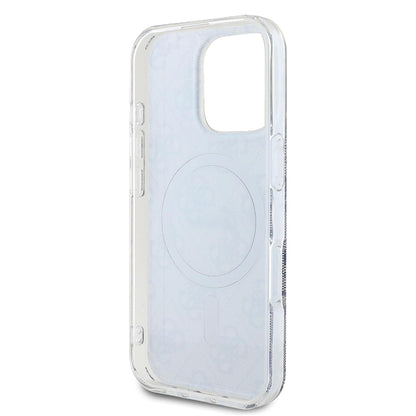 MagSafe Case for Apple iPhone 16 Pro Max, Guess, IML 4G, Blue