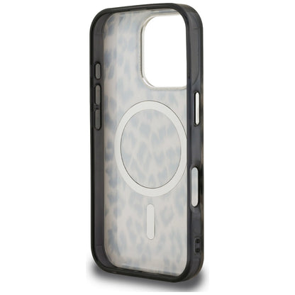 MagSafe hoesje voor Apple iPhone 16 Pro Max, Karl Lagerfeld, IML Leopard Pattern, Bruin
