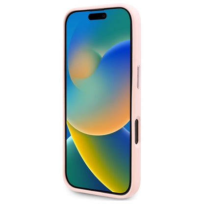 MagSafe hoesje voor Apple iPhone 16 Pro Max, Karl Lagerfeld, Silicone Shadow Metal Initial, Roze