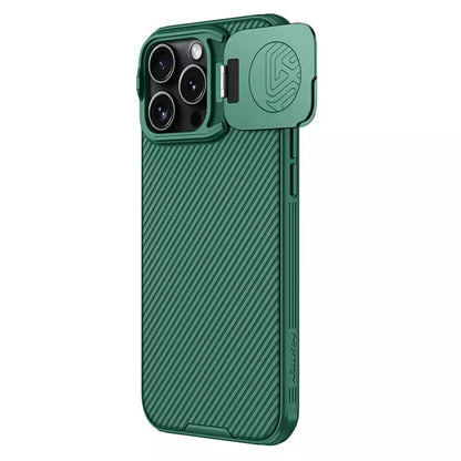 Coque MagSafe pour Apple iPhone 16 Pro Max, Nillkin, CamShield Prop, Vert