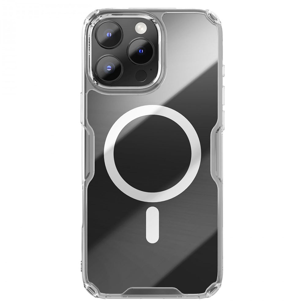 Coque MagSafe pour Apple iPhone 16 Pro Max, Nillkin, Nature Pro, Transparente