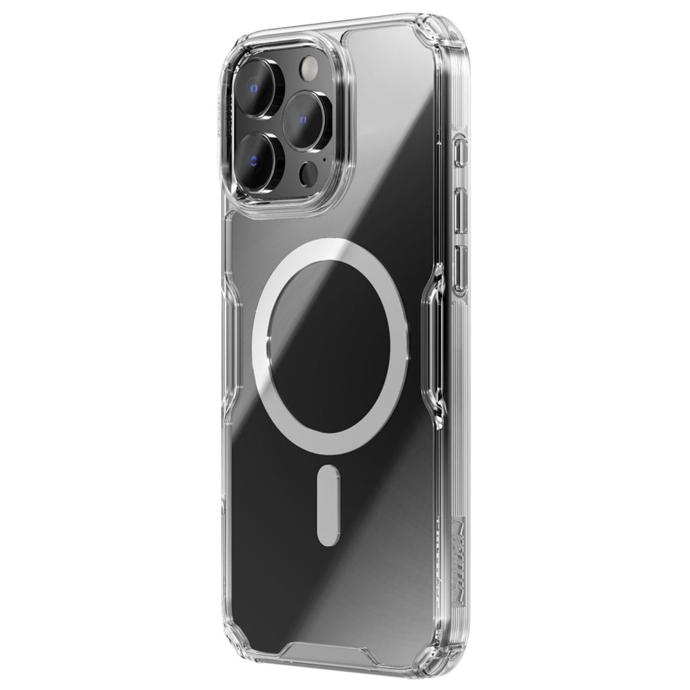 Coque MagSafe pour Apple iPhone 16 Pro Max, Nillkin, Nature Pro, Transparente