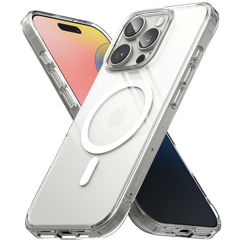 MagSafe Case for Apple iPhone 16 Pro Max, Ringke, Fusion, Transparent