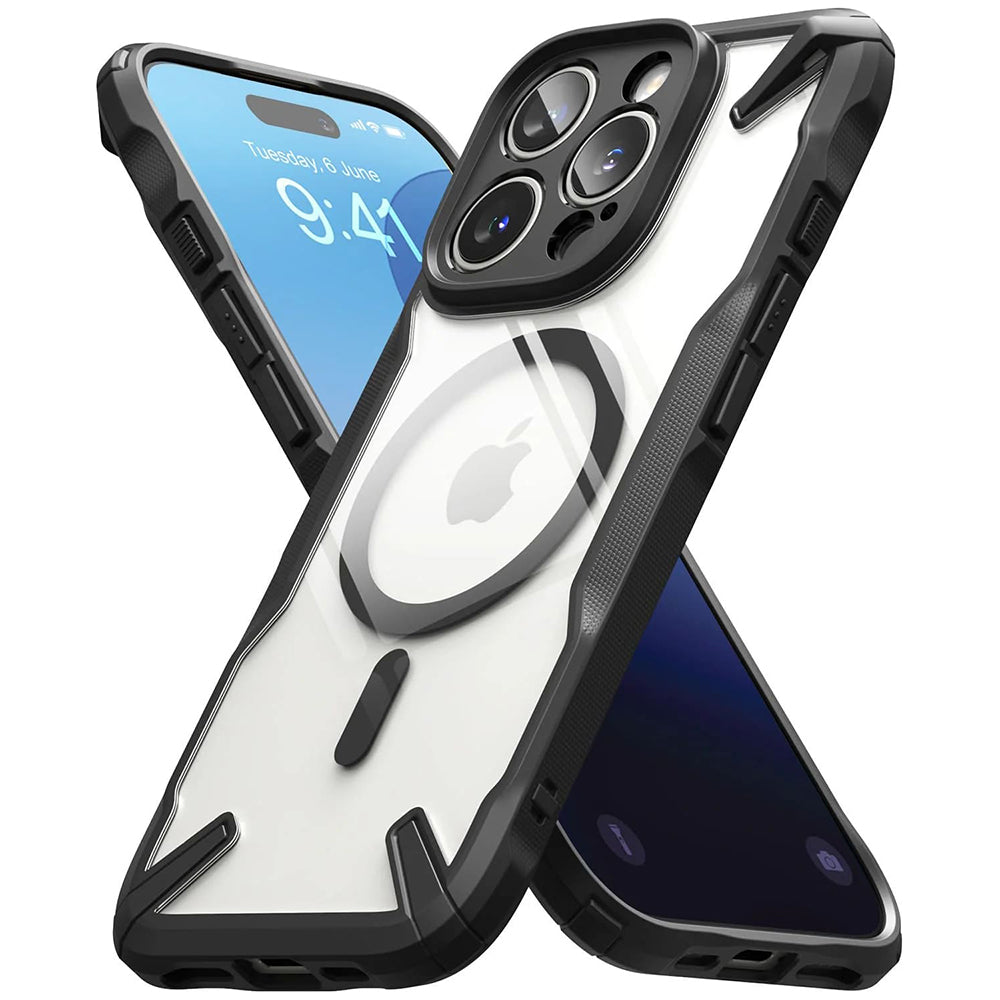 MagSafe Case for Apple iPhone 16 Pro Max, Ringke, Fusion X, Black