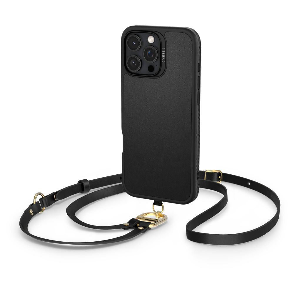 MagSafe hoesje voor Apple iPhone 16 Pro Max, Spigen, Cyrill Kajuk Classic Charm, Zwart