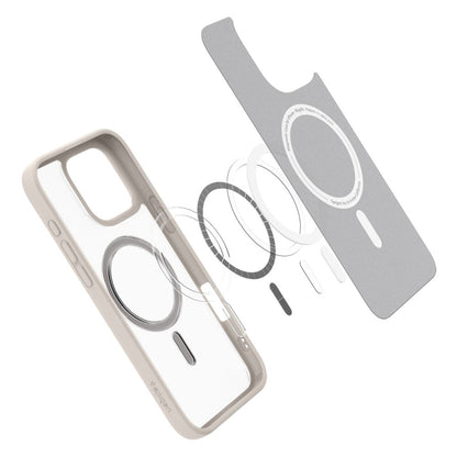 MagSafe hoesje voor Apple iPhone 16 Pro Max, Spigen, Ultra Hybrid, Satijn Brons ACS08382