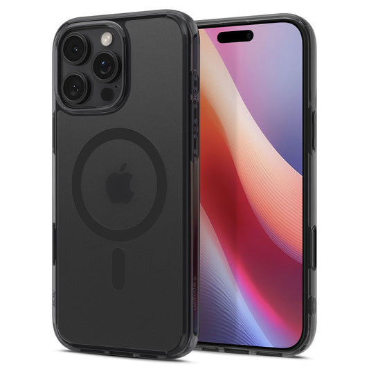 Coque MagSafe pour Apple iPhone 16 Pro Max, Spigen, Ultra Hybrid T, Noir Satiné ACS08507