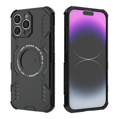 Coque MagSafe pour Apple iPhone 16 Pro Max, Techsuit, ArmorMag, Noire