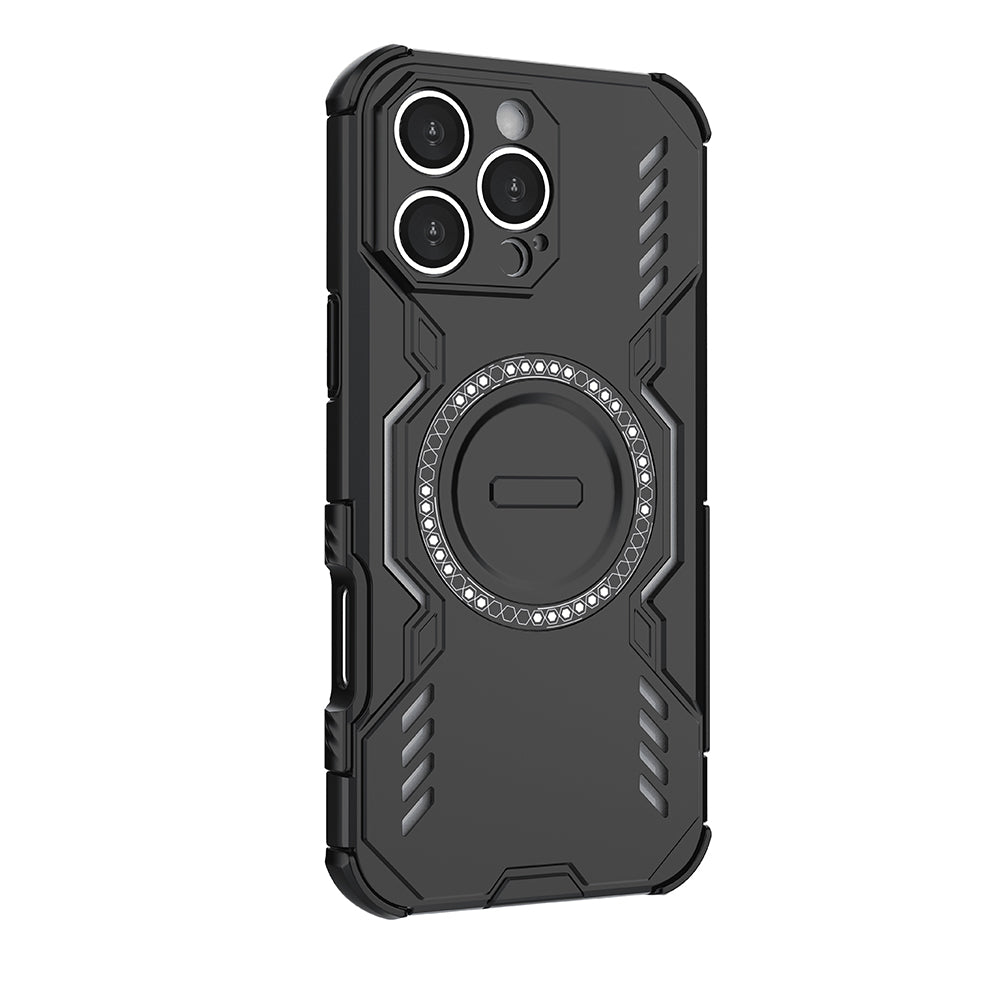 Coque MagSafe pour Apple iPhone 16 Pro Max, Techsuit, ArmorMag, Noire