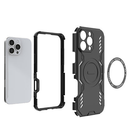 Coque MagSafe pour Apple iPhone 16 Pro Max, Techsuit, ArmorMag, Noire