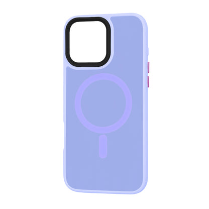 Coque MagSafe pour Apple iPhone 16 Pro Max, Techsuit, HaloFrost, Violet Clair