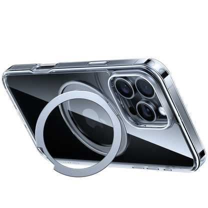 MagSafe hoesje voor Apple iPhone 16 Pro Max, Torras, Ostand Pro, Transparant