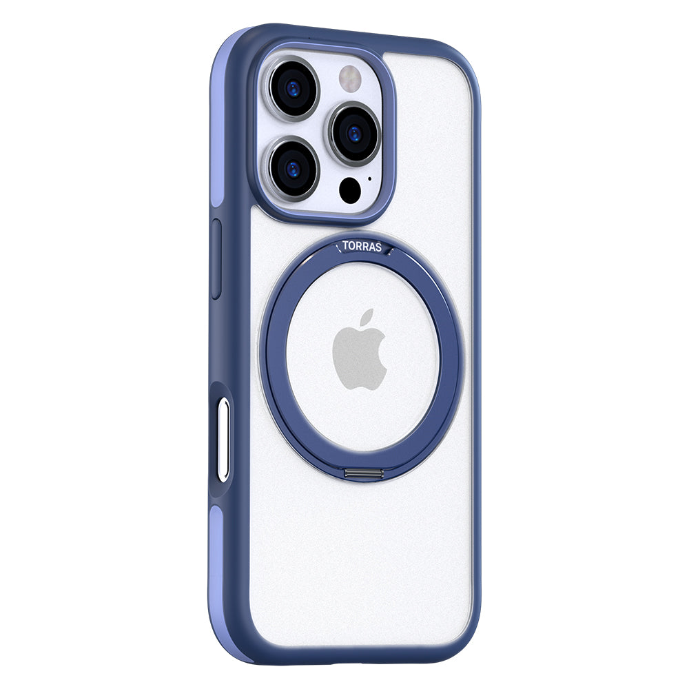 MagSafe hoes voor Apple iPhone 16 Pro Max, Torras, Ostand R Fusion, Marineblauw