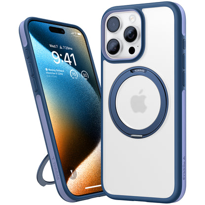 MagSafe hoes voor Apple iPhone 16 Pro Max, Torras, Ostand R Fusion, Marineblauw