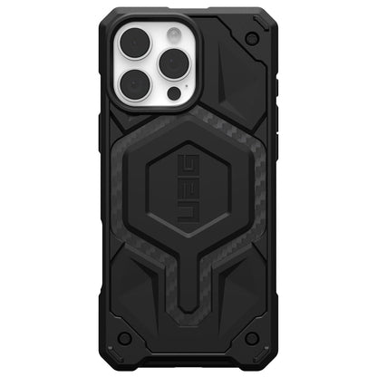 MagSafe-Hülle für Apple iPhone 16 Pro Max, Urban Armor Gear, Monarch Pro Carbon, Schwarz
