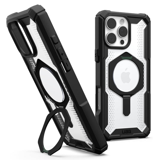 MagSafe-Hülle für Apple iPhone 16 Pro Max, Urban Armor Gear, Plasma XTE, Schwarz Transparent