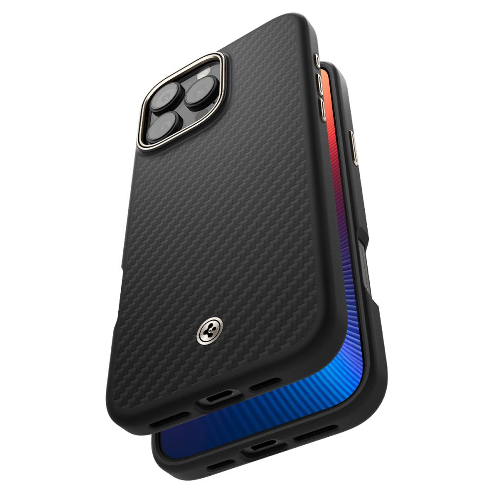 Coque MagSafe pour Apple iPhone 16 Pro, Spigen, Enzo Aramid, Noire