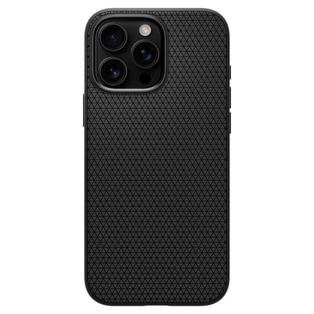 Coque MagSafe pour Apple iPhone 16 Pro, Spigen, Liquid Air T, Noir Mat ACS09116