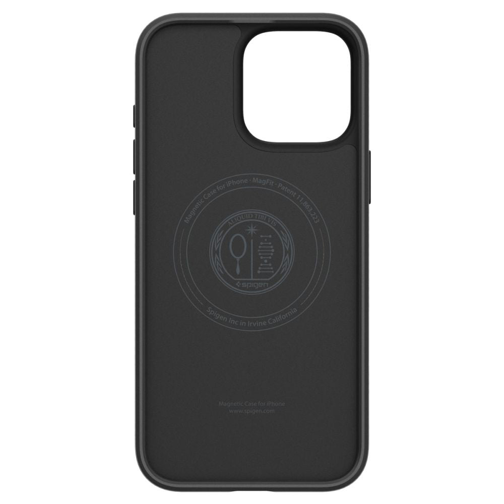 Coque MagSafe pour Apple iPhone 16 Pro, Spigen, Liquid Air T, Noir Mat ACS09116