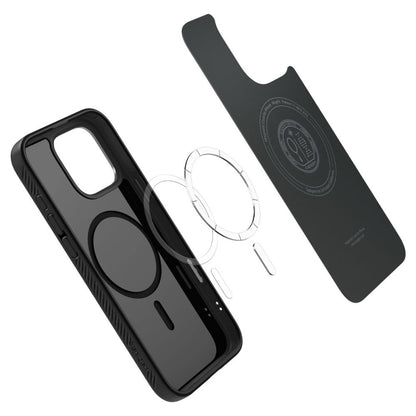 Coque MagSafe pour Apple iPhone 16 Pro, Spigen, Liquid Air T, Noir Mat ACS09116