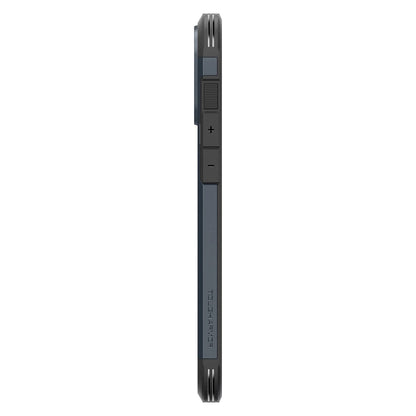 MagSafe hoesje voor Apple iPhone 16 Pro, Spigen, Tough Armor, Blauw ACS08147