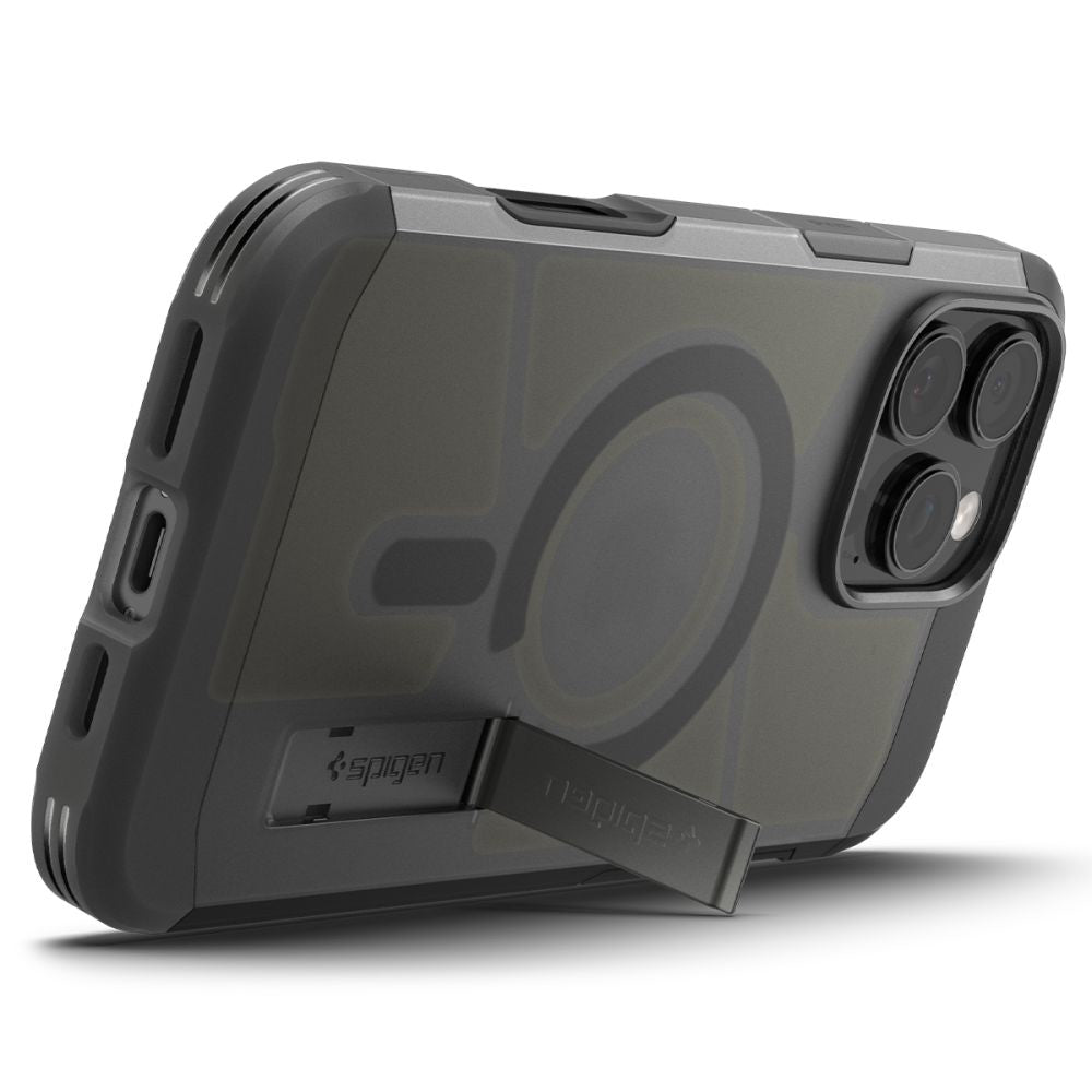 Coque MagSafe pour Apple iPhone 16 Pro, Spigen, Tough Armor, Noir Satiné ACS09072