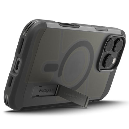Coque MagSafe pour Apple iPhone 16 Pro, Spigen, Tough Armor, Noir Satiné ACS09072