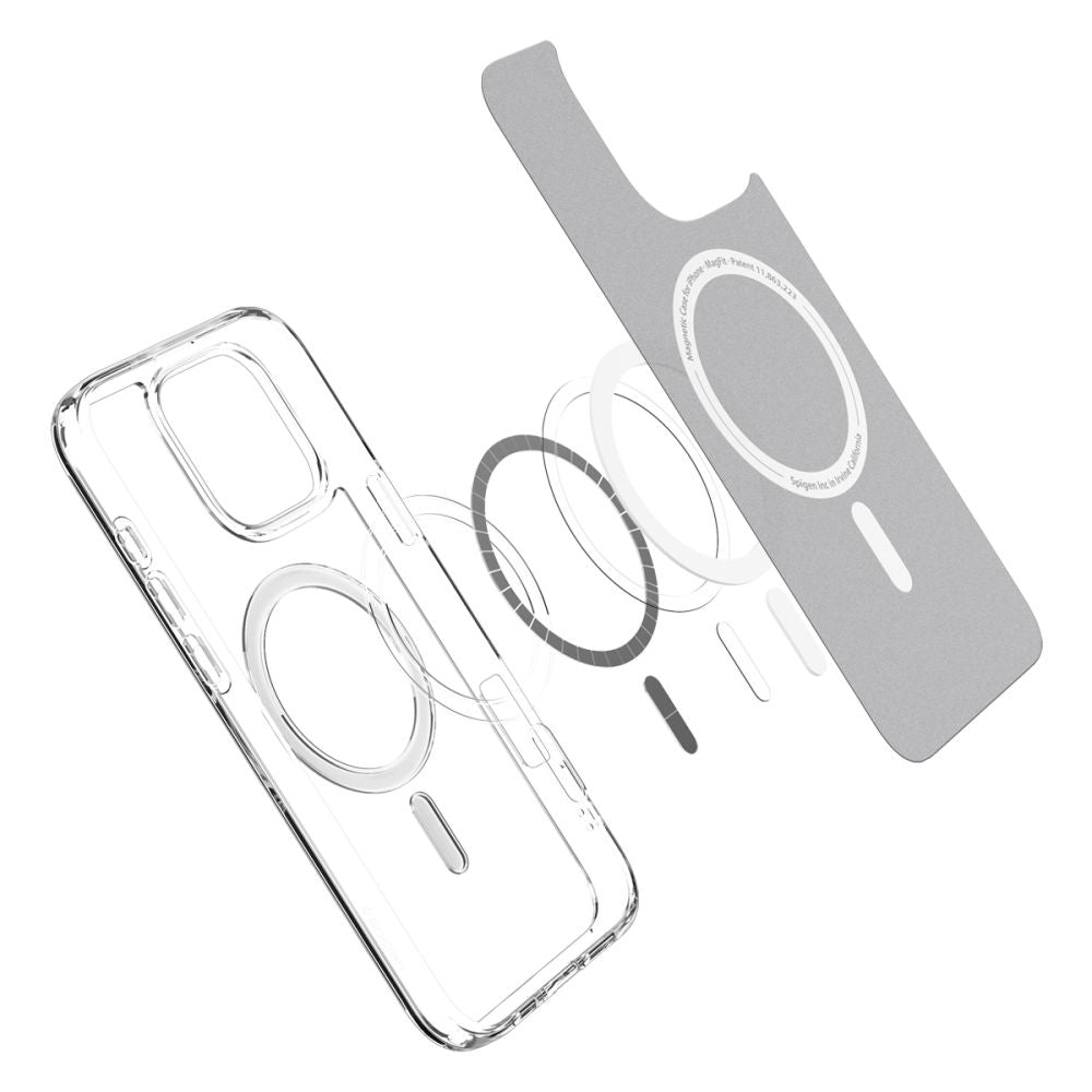 Coque MagSafe pour Apple iPhone 16 Pro, Spigen, Ultra Hybrid, Blanche ACS08129