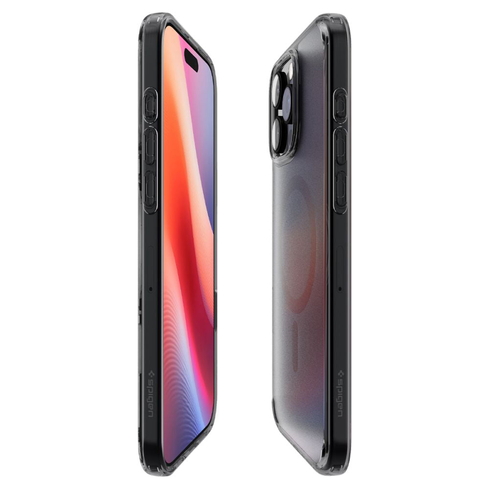 Coque MagSafe pour Apple iPhone 16 Pro, Spigen, Ultra Hybrid T, Noir Satiné ACS08514