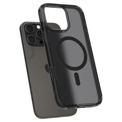 Coque MagSafe pour Apple iPhone 16 Pro, Spigen, Ultra Hybrid T, Noir Satiné ACS08514