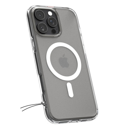 MagSafe Hülle für Apple iPhone 16 Pro, Spigen, Ultra Hybrid, Satiniert Transparent ACS08133