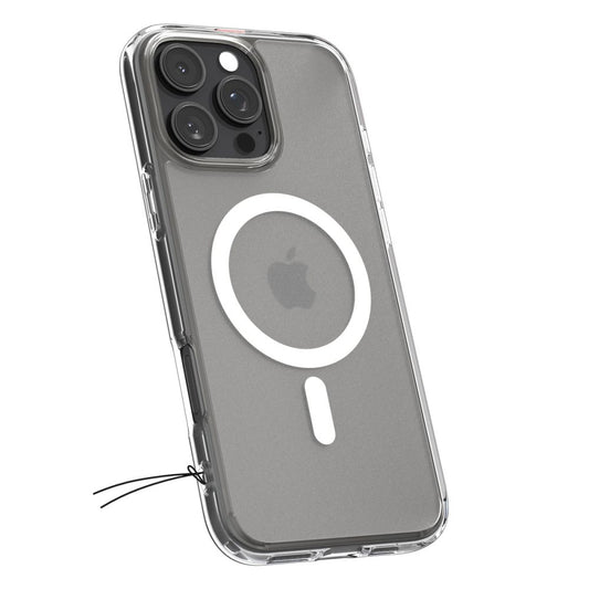 Hoes MagSafe voor Apple iPhone 16 Pro, Spigen, Ultra Hybrid, Satijn Transparant ACS08133
