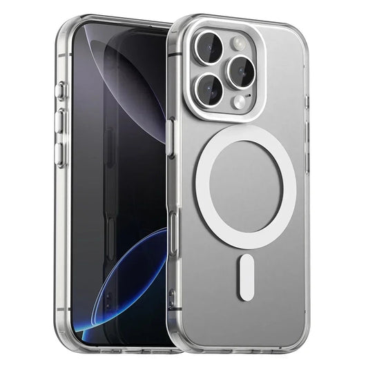 Coque MagSafe pour Apple iPhone 16 Pro, Techsuit, CandyCase, Blanche