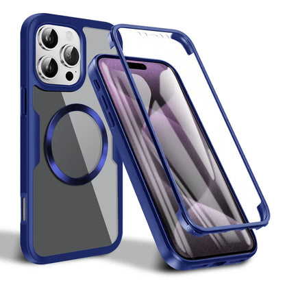 MagSafe-Hülle für Apple iPhone 16 Pro, Techsuit, ColorVerse 360, Blau