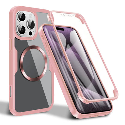 MagSafe-Hülle für Apple iPhone 16 Pro, Techsuit, ColorVerse 360, Rosa