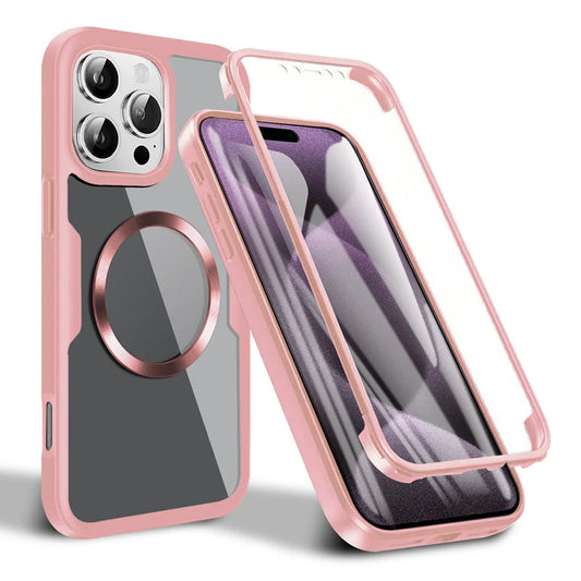 MagSafe-hoes voor Apple iPhone 16 Pro, Techsuit, ColorVerse 360, Roze