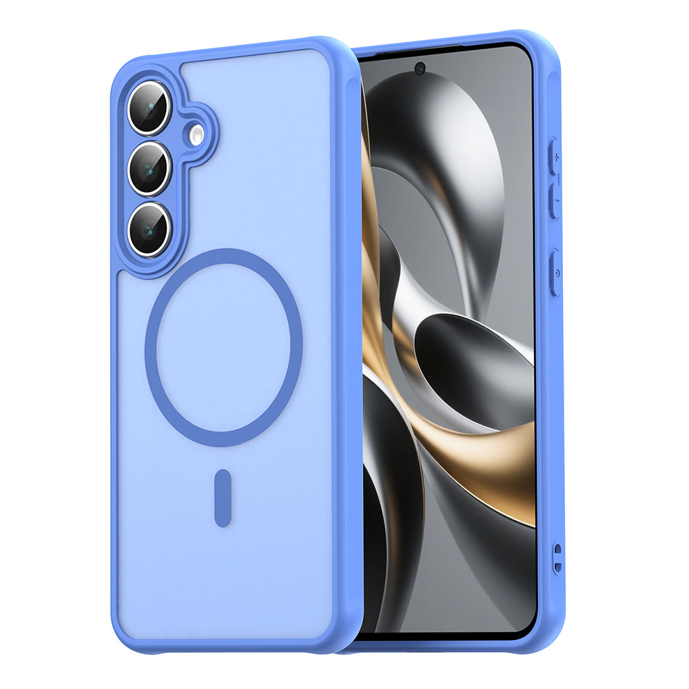 Coque MagSafe pour Apple iPhone 16 Pro, Techsuit, HaloFrost II, Bleue