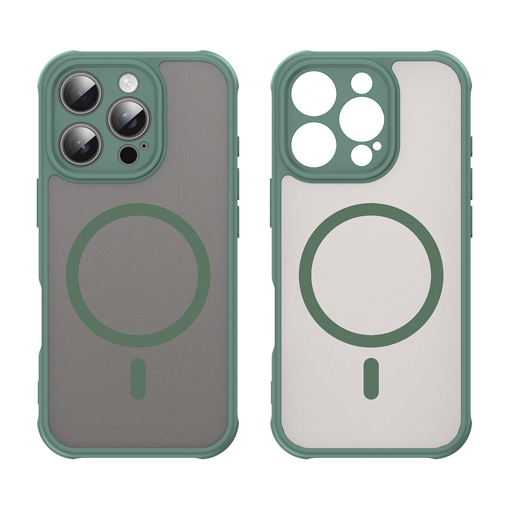 MagSafe-hoes voor Apple iPhone 16 Pro, Techsuit, HaloFrost II, Groen