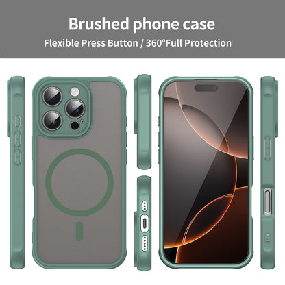 MagSafe-hoes voor Apple iPhone 16 Pro, Techsuit, HaloFrost II, Groen