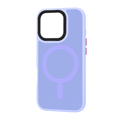 MagSafe-hoes voor Apple iPhone 16 Pro, Techsuit, HaloFrost, Lichtpaars