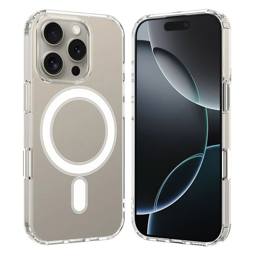 Coque MagSafe pour Apple iPhone 16 Pro, Techsuit, Pro, Transparente