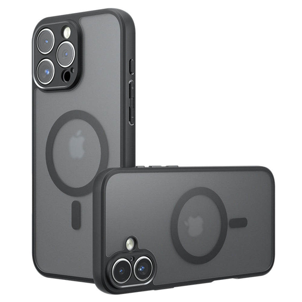 MagSafe Case for Apple iPhone 16 Pro, Techsuit, PureFrost, Black