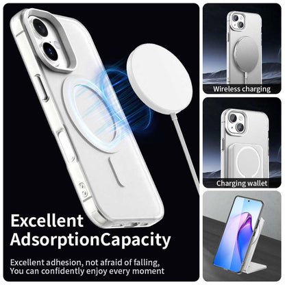 Coque MagSafe pour Apple iPhone 16, Techsuit, CandyCase, Blanche