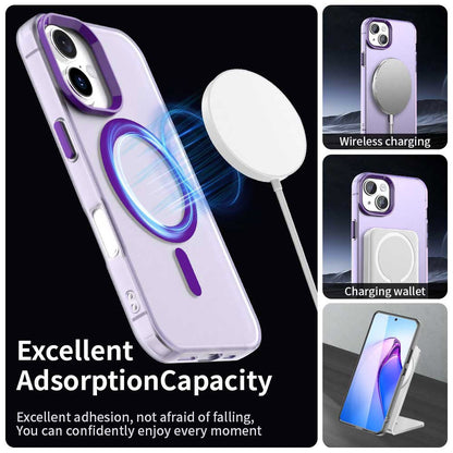 Coque MagSafe pour Apple iPhone 16, Techsuit, CandyCase, Violet